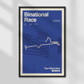 Binational Race Personalized Race Print