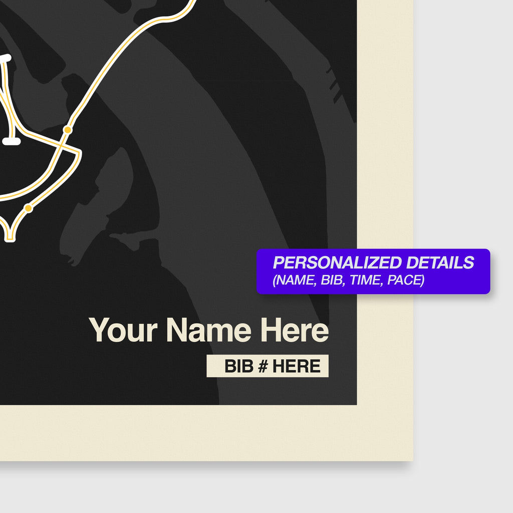 Army Ten Miler Personalized Race Print