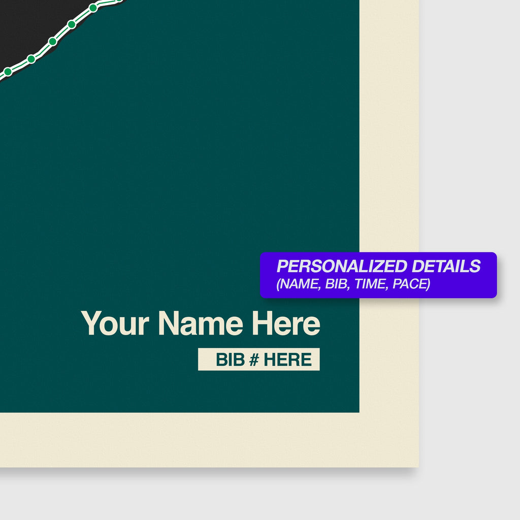 Grandma's Marathon Personalized Race Print