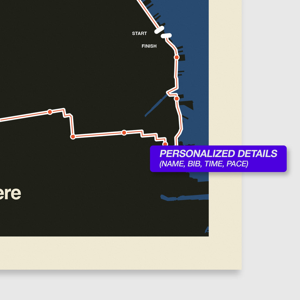 San Francisco Marathon Personalized Race Print