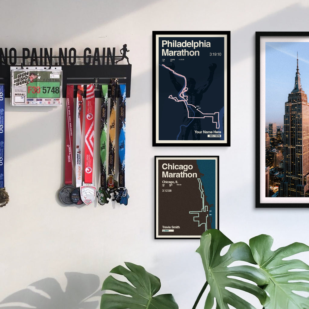 Philadelphia Marathon Personalized Race Print