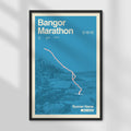 Bangor Marathon Personalized Race Print