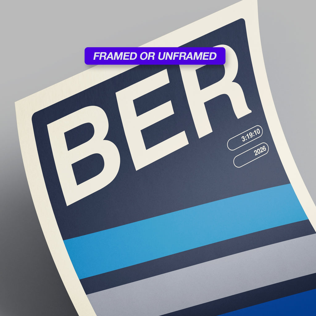 Personalized Berlin World Major Race Poster