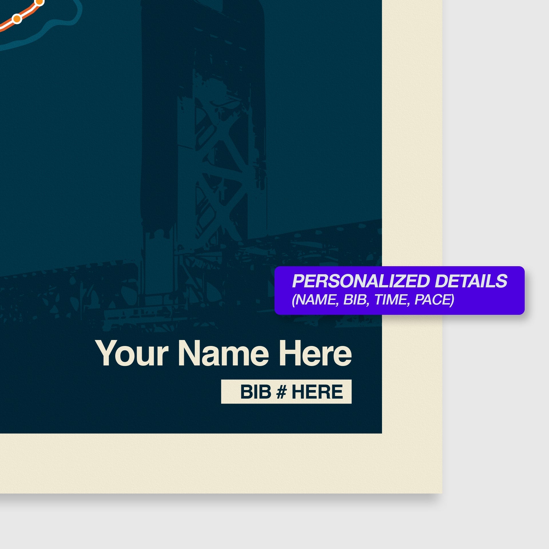 California International Marathon (CIM) Personalized Race Print