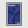 Personalized Boston Race Print