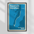 Bayshore Marathon Personalized Race Print