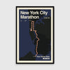 New York City Marathon Personalized Race Print