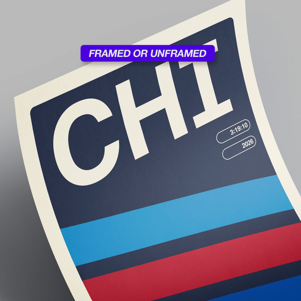 Personalized Chicago World Major Race Poster