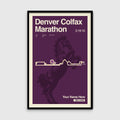 Denver Colfax Marathon Personalized Race Print
