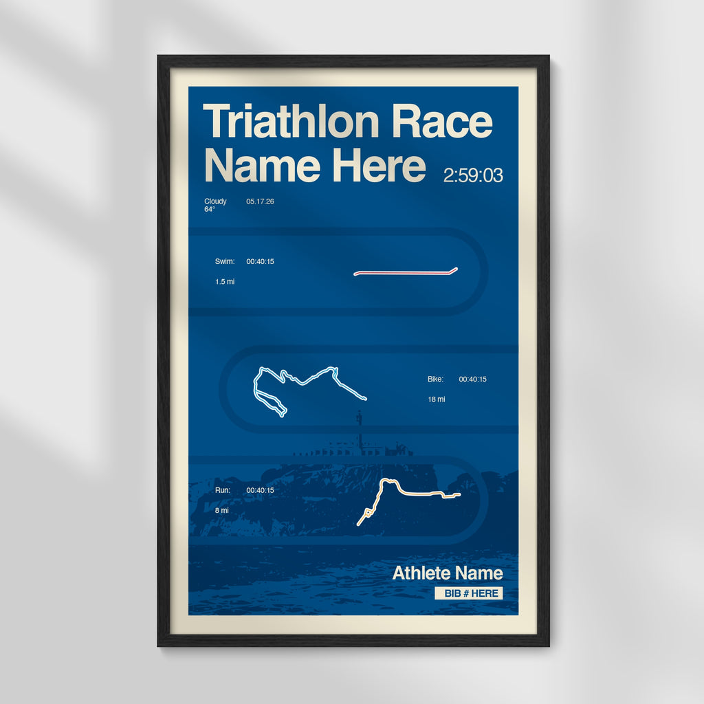 Custom Triathlon Print