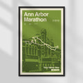 Ann Arbor Marathon Personalized Race Print