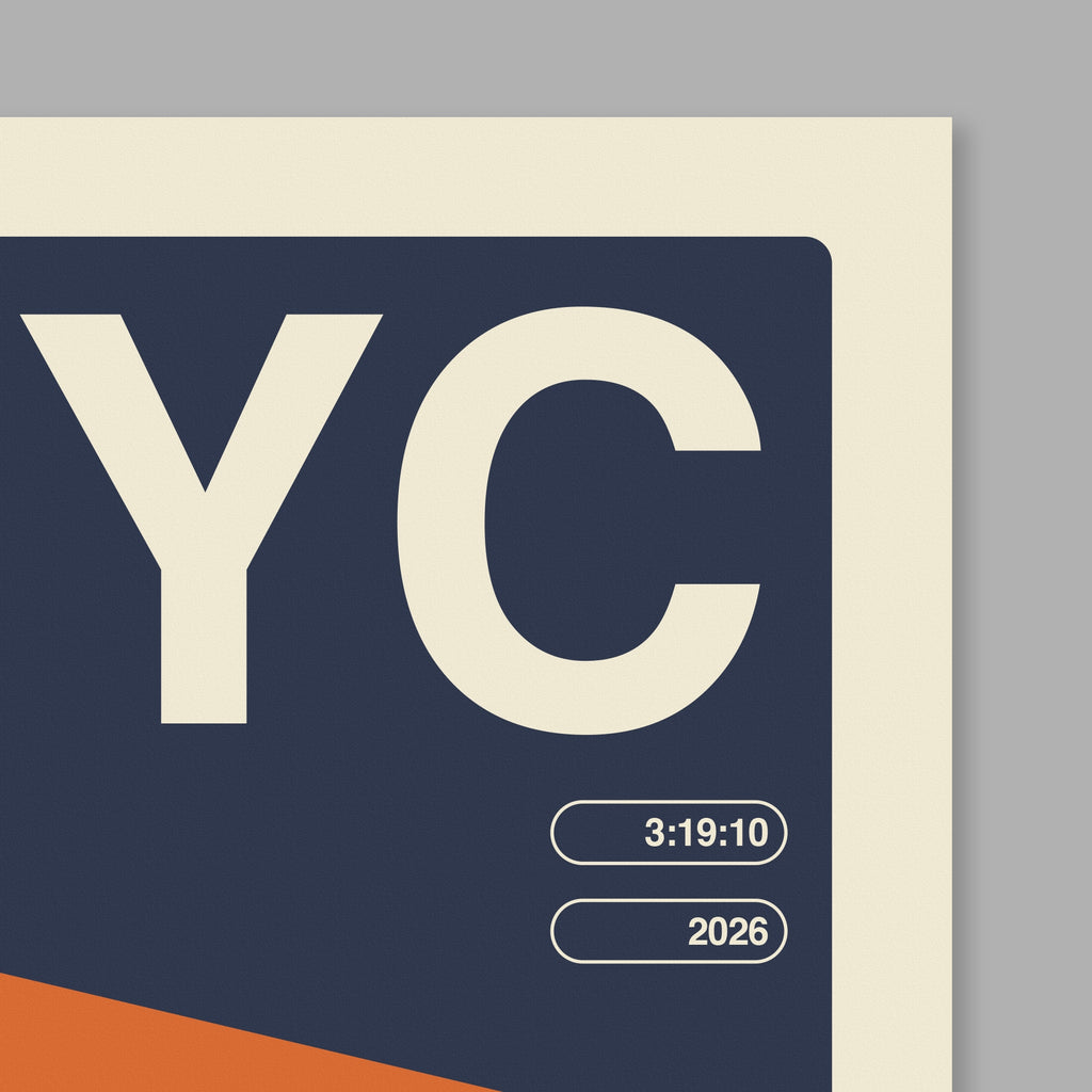 Personalized New York City World Major Race Poster