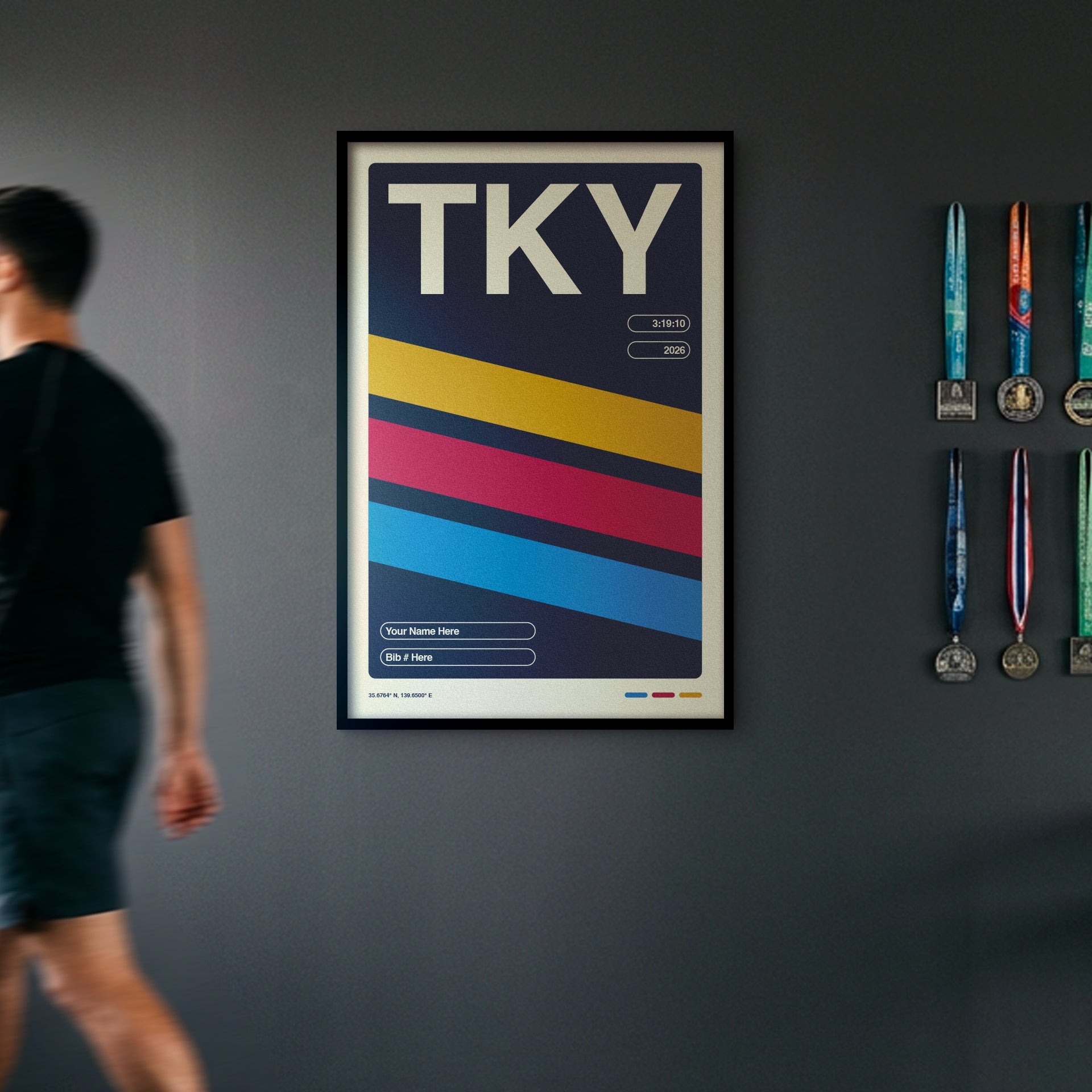 Personalized Tokyo World Major Race Poster