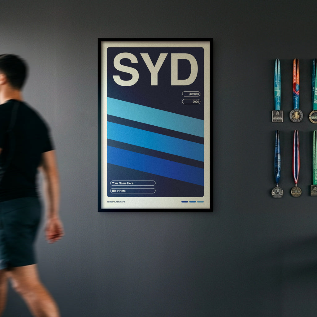 Personalized Sydney World Major Race Poster