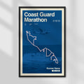 Coast Guard Marathon Personalized Race Print