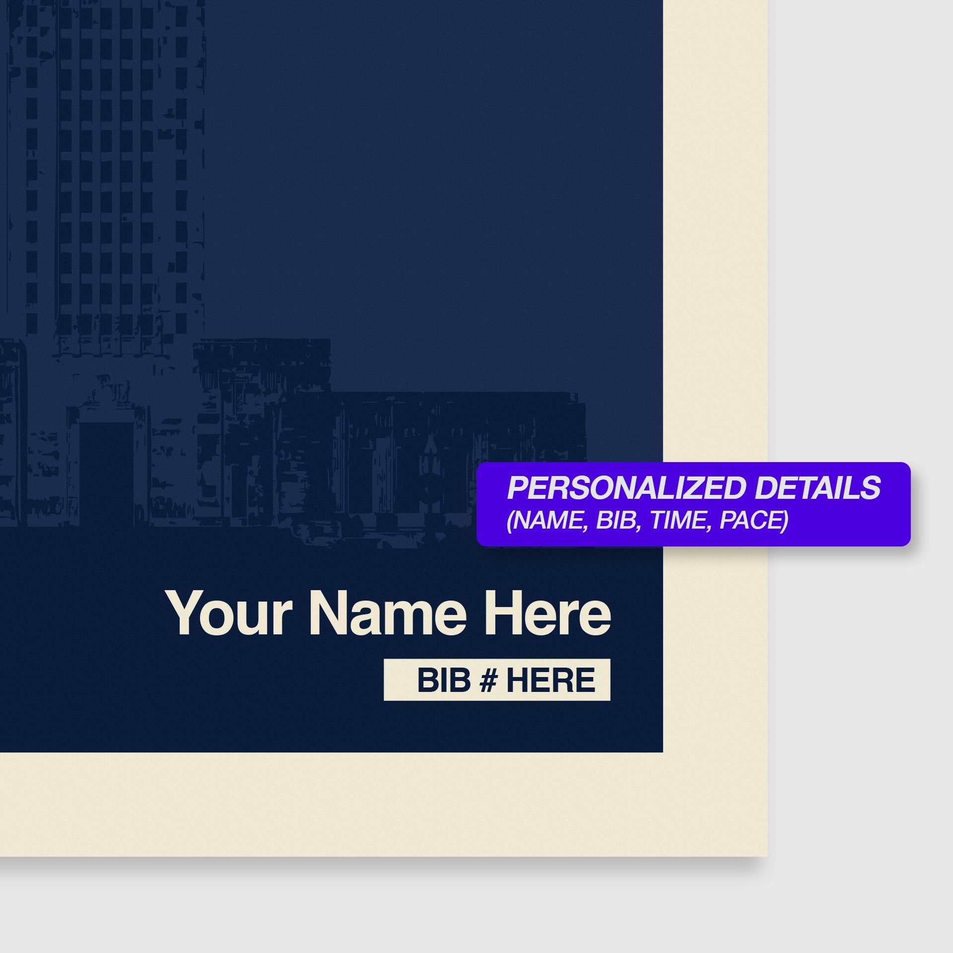 Louisiana Marathon Personalized Race Print