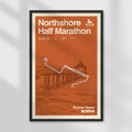 Northshore Half Marathon Personalized Race Print